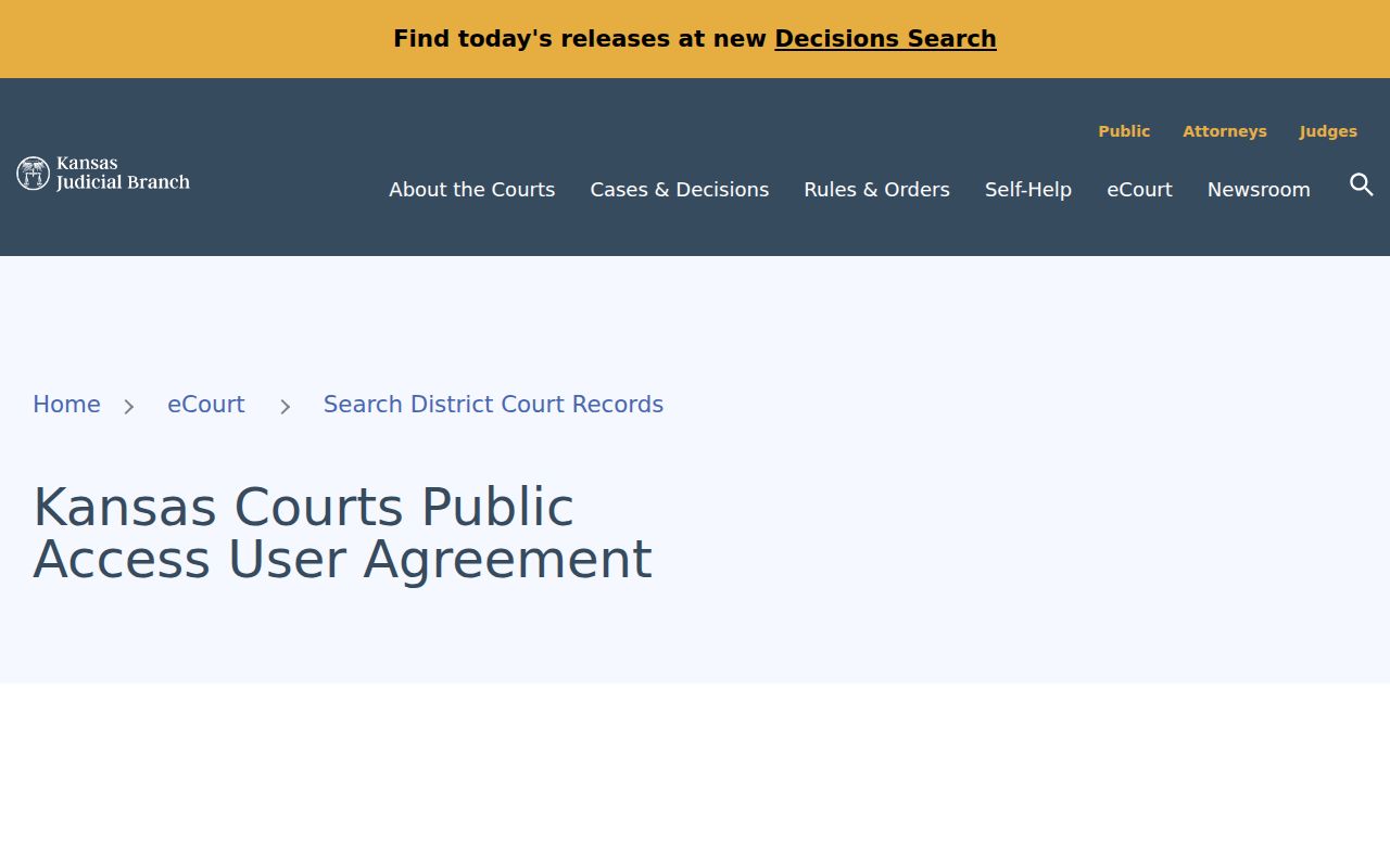 Franklin County court docket public access rules